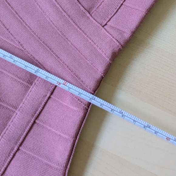 Unbranded Barbie Bubblegum Pink Bandage Body Con Shapewear Date Dress V Neck - Picture 7 of 14